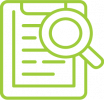 Authorization Manager - Determination - an icon of a clipboard and a magnifying glass
